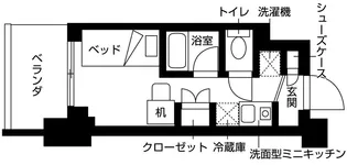 ルフォンエチュード亀有【4階】の間取り