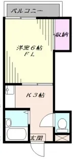 日新SYコーポ【2階】の間取り
