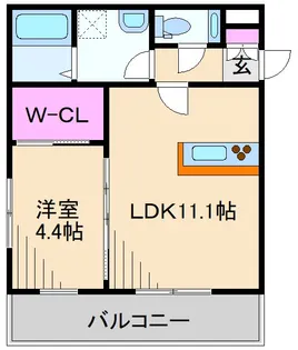 アルプス妙蓮寺【2階】の間取り