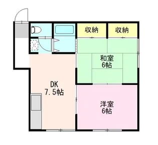 コーポフリージア【2階】の間取り