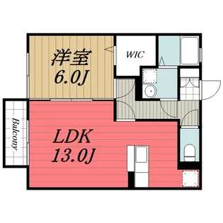 エクセル E【2階】の間取り