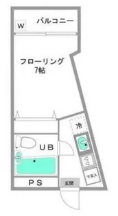 カオパレス7【2階】の間取り