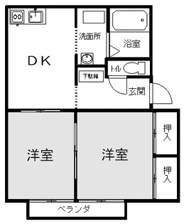 サンマリノ【2階】の間取り