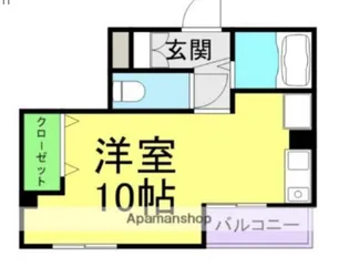 レザムルーズ西宮【4階】の間取り