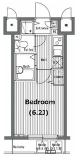 ガラ・グランディ日本橋【5階】の間取り