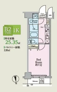 HY’s 綾瀬駅前【6階】の間取り