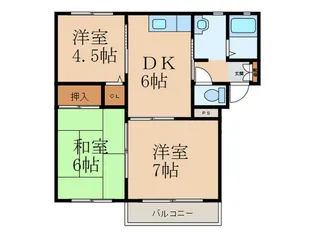 【エイブル管理】フォーレスM【2階】の間取り
