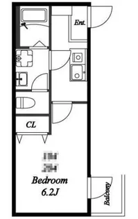 モダンコート祖師谷【2階】の間取り