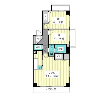 PROXY SQUARE 藤が丘【2階】の間取り