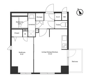 ビィ・フォルマ亀戸【2階】の間取り