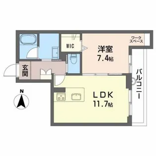 ReOrient 上浜町【1階】の間取り