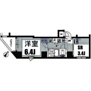 フェニックス横濱関内【7階】の間取り