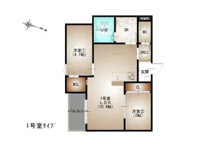 Regalest-F 矢野東II【2階】の間取り