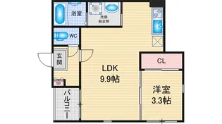仮称)ハーモニーテラス西又兵ヱ町四丁目【2階】の間取り