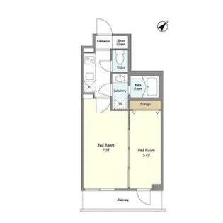 ミュプレ渋谷【3階】の間取り