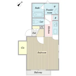 アゼリアコーポ【1階】の間取り