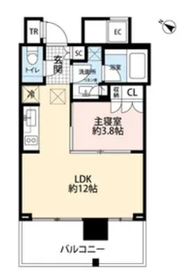 THE ROPPONGI TOKYO CLUB RESIDENCE【13階】の間取り