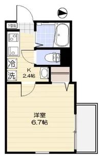 エルカーサ平和台【2階】の間取り