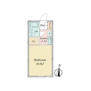 キャトルサンエーII【1階】の間取り