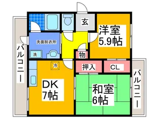 コーポウィステリア【1階】の間取り