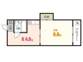 JSビル西原【2階】の間取り