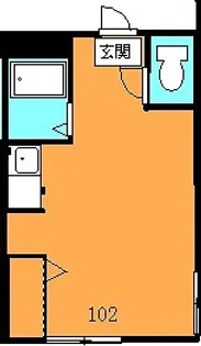 クレール汐見【1階】の間取り