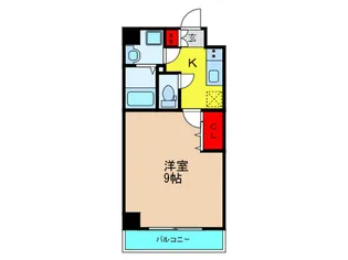 ブリランテ都島【9階】の間取り