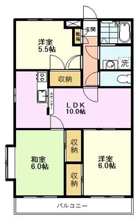ロイヤルストーク国分寺【4階】の間取り