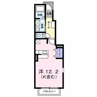 ソレアード朽網I【1階】の間取り