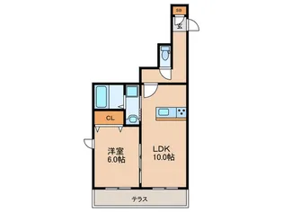グラン ロワ【1階】の間取り