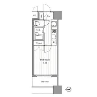 プライマル森下【10階】の間取り