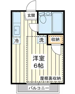 第6寺富リハイム【2階】の間取り