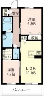 グランデ新横浜【3階】の間取り