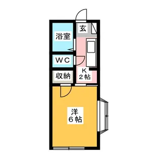 カレッジU【1階】の間取り