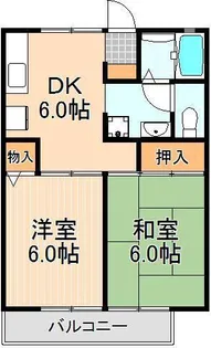 サニーガーデン【2階】の間取り