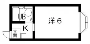 ロイヤル柏原【1階】の間取り