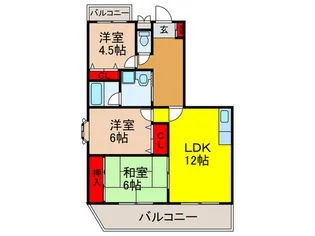 メゾンド・ファミーユ【2階】の間取り