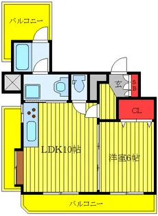 メゾン島田【4階】の間取り
