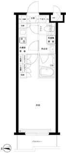 ルーブル都立家政六番館【2階】の間取り
