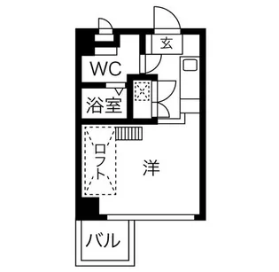 トライアングル旗の台【2階】の間取り