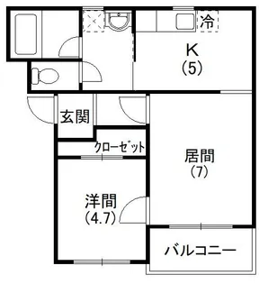 コンフォードIII【4階】の間取り