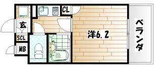 ライオンズマンション三萩野駅前【2階】の間取り