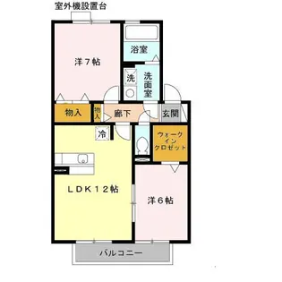 ヴェルジェIII棟【1階】の間取り