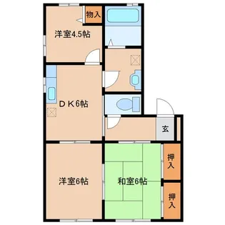 ルーラルニューB【2階】の間取り