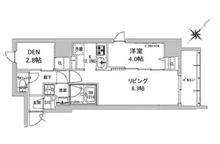 S-RESIDENCE神田avance【4階】の間取り