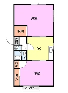 サンモール【1階】の間取り