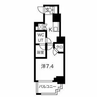 スパシエグランス横浜反町【10階】の間取り