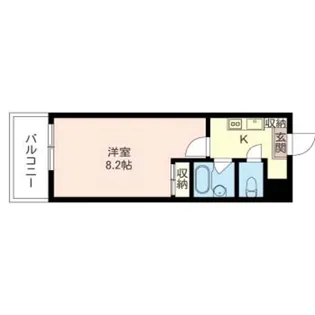 エスティメゾン白楽【5階】の間取り