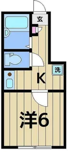 ランバージャック亀有【1階】の間取り