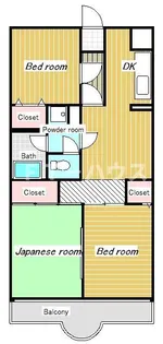 メゾンドール・カムイα館【1階】の間取り